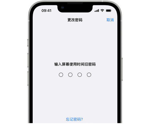 麻栗坡iPhone屏幕维修分享iPhone屏幕使用时间密码忘记了怎么办 