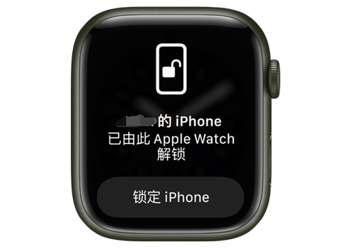 麻栗坡苹果手机维修分享用 AppleWatch 解锁配备面容 ID 的 iPhone方法 