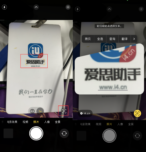 麻栗坡苹果手机维修分享升级iOS 16后如何通过相机翻译文本 