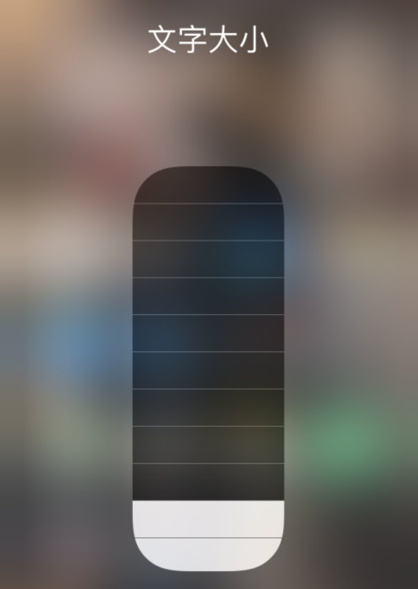 麻栗坡苹果手机维修分享小技巧：在 iPhone 控制中心快速调节字体大小 